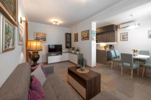 TV a/nebo společenská místnost v ubytování Apartment Jelena