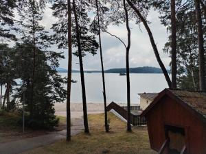 a view of the beach from the house at Hotel na Pláži in Doksy +23 photos