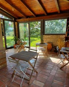 Posezení v ubytování BnB Bagno di Bosco