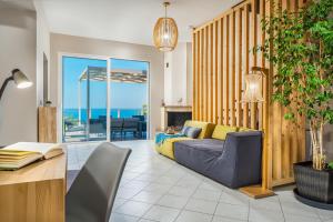Posezení v ubytování Andromeda Villa