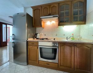 Kuchyňa alebo kuchynka v ubytovaní Apartment Tea Katnic