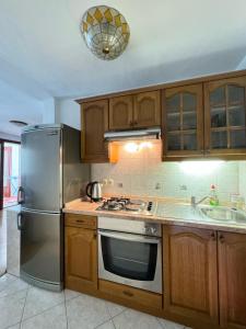 Kuchyňa alebo kuchynka v ubytovaní Apartment Tea Katnic