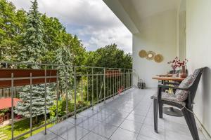Balkón alebo terasa v ubytovaní Hotel Arcus Garden