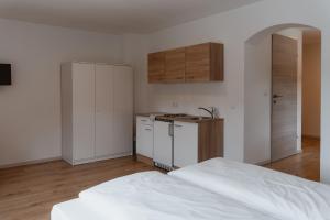 Kuchyň nebo kuchyňský kout v ubytování Kalkalpen Apartments