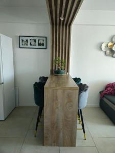 Χώρος καθιστικού στο Ohrid Pearl Apartment