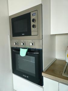 Η κουζίνα ή μικρή κουζίνα στο Ohrid Pearl Apartment +27 φωτογραφίες
