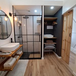 Koupelna v ubytování Glamping Casas Eco Natura