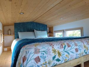 Postel nebo postele na pokoji v ubytování Tiny House autonome