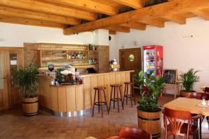 Lounge nebo bar v ubytování Bílý Beránek