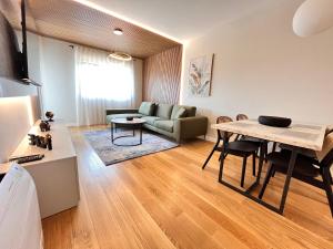 Posezení v ubytování APART 28- Luxury suites