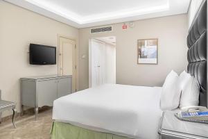 Hilton Alexandria Corniche Hotel的电视和/或娱乐中心