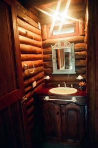 Koupelna v ubytování Cabañas De La Abuela