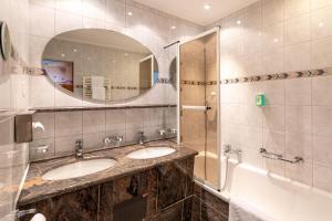 Koupelna v ubytování Hotel Bären
