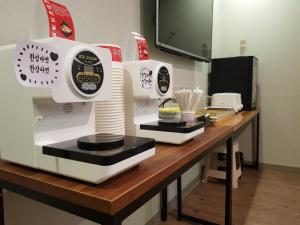 格雷酒店的咖啡和沏茶工具