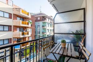 A balcony or terrace at Apartamento del Mar