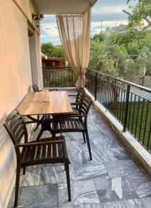 Balkón nebo terasa v ubytování Dili Apartments