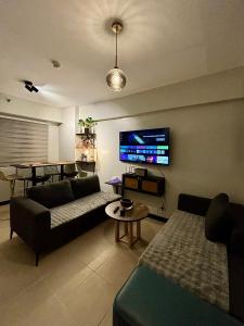 Μια τηλεόραση ή/και κέντρο ψυχαγωγίας στο Verdon Parc Condominium