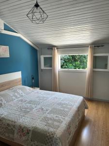 Postel nebo postele na pokoji v ubytování Quinta de Areias