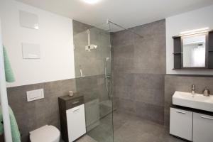Ένα μπάνιο στο Ferienwohnung Ringingen +6 φωτογραφίες