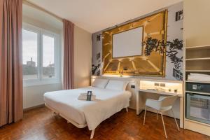 Kuchyň nebo kuchyňský kout v ubytování B&B Hotel Genova Principe