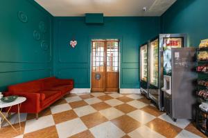 Kuchyň nebo kuchyňský kout v ubytování B&B Hotel Genova Principe