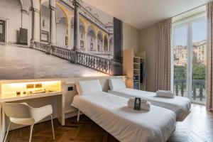 Postel nebo postele na pokoji v ubytování B&B Hotel Genova Principe