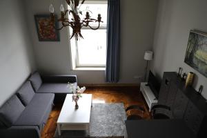 Χώρος καθιστικού στο Centauren Apartment 03 Modern im Herzen Bremens
