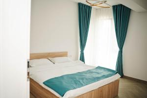 Ένα ή περισσότερα κρεβάτια σε δωμάτιο στο Vila Apateu 167 Bihor