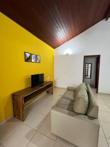 Et tv og/eller underholdning på Pousada Fora da Rotina