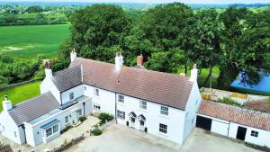 Bygningen som feriehuset ligger i