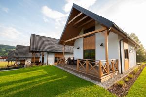 Bygningen som feriehuset ligger i