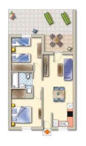 Κάτοψη του Skeleas Apartments