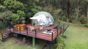 Zahrada ubytování MAUNA Glamping