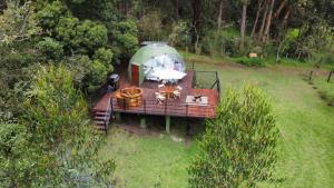 Zahrada ubytování MAUNA Glamping