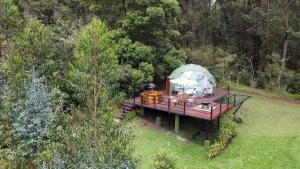 Zahrada ubytování MAUNA Glamping