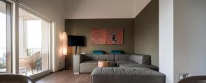 Χώρος καθιστικού στο Served Apartements Belvedere