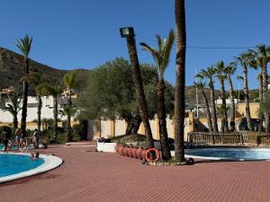 The swimming pool at or close to Casa Montana near the Coast
