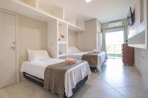 Postel nebo postele na pokoji v ubytování Rancho paradisíaco c/ 7 suítes no Lago das Brisas