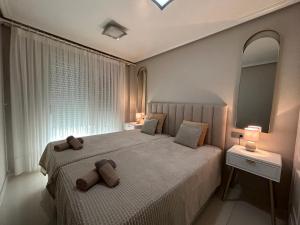 Postel nebo postele na pokoji v ubytování Sunny Seashell - Playa a 200m