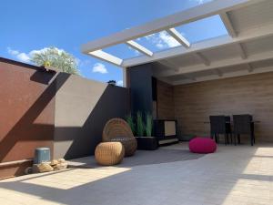 Χώρος καθιστικού στο Villa Simonetta