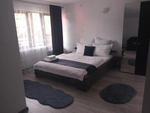 Postel nebo postele na pokoji v ubytování Casa Cătă&Daria duplex