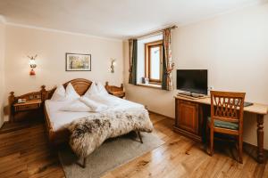 TV a/nebo společenská místnost v ubytování Hotel Steffner-Wallner