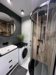 Koupelna v ubytování Apartament Wodna