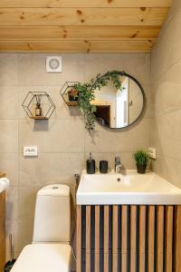 Koupelna v ubytování Comfort Villas