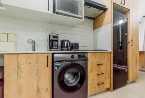 Η κουζίνα ή μικρή κουζίνα στο AYA Luxury Loft +4 φωτογραφίες