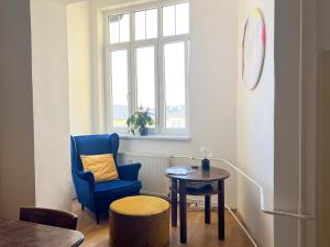 Posezení v ubytování Arch Apartment in Třebíč