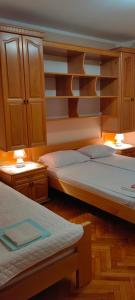 Postel nebo postele na pokoji v ubytování Apartmani Milicevic
