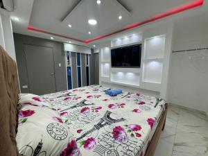 Postel nebo postele na pokoji v ubytování Hostal Las Orquideas 2