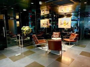 Posezení v ubytování Arize Hotel Sukhumvit