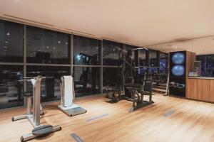 Fitness centrum a/nebo fitness zařízení v ubytování Homes Stay Suwon